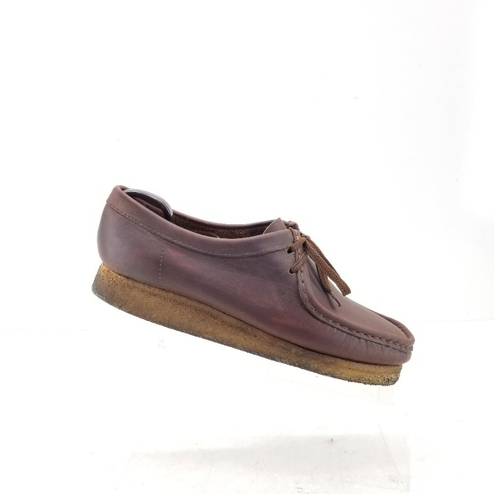 Clarks Originals Wallabee Women   Brown Leather Crepe Sole Shoes 38257 Sz 9.5M